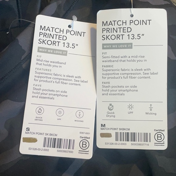 NWT Athleta Match Point Printed Skort 13.5" - Picture 16 of 16